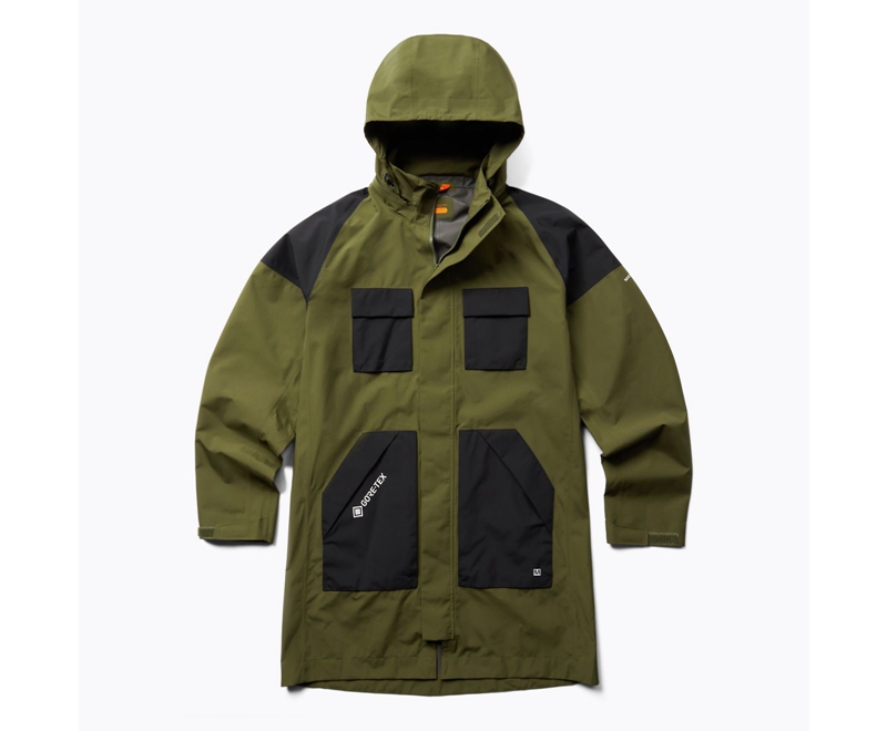 Merrell GORE-TEX® Cargo Pocket Parka Men's Jackets Olive | 7562-XRPZL