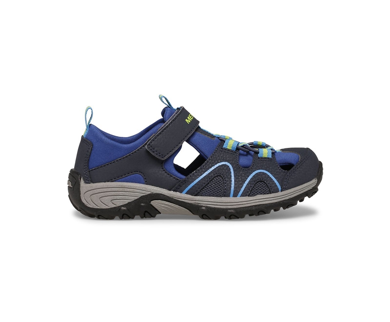 Merrell Hydro H2O Kids' Sandals Navy / Deep Blue | 7419-KCFHS