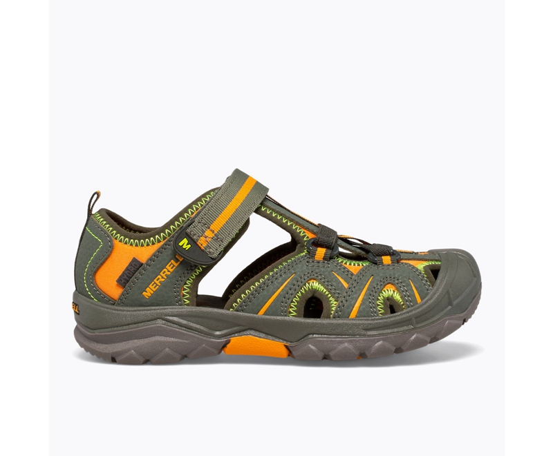 Merrell Hydro Kids' Sandals Olive | 8170-STCOE