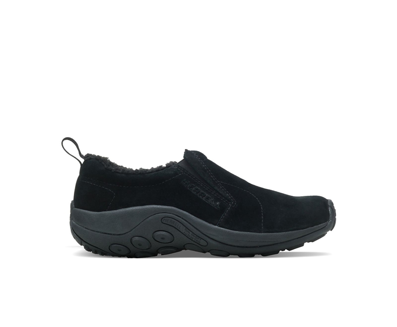 Merrell Jungle Moc Cozy Men's Slip Ons Black | 0847-XJNGI