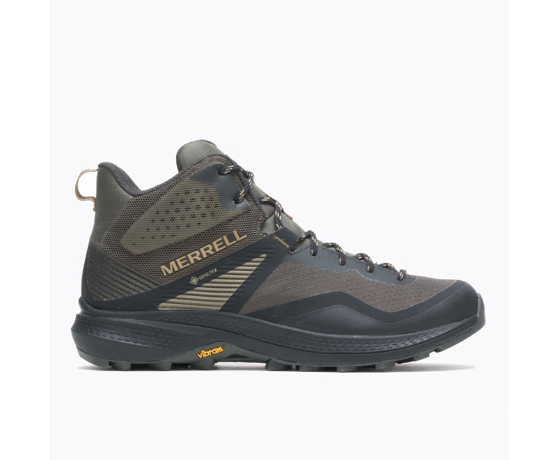 Merrell MQM 3 Mid GORE-TEX® Men's Work Boots Olive | 2034-PSTMV