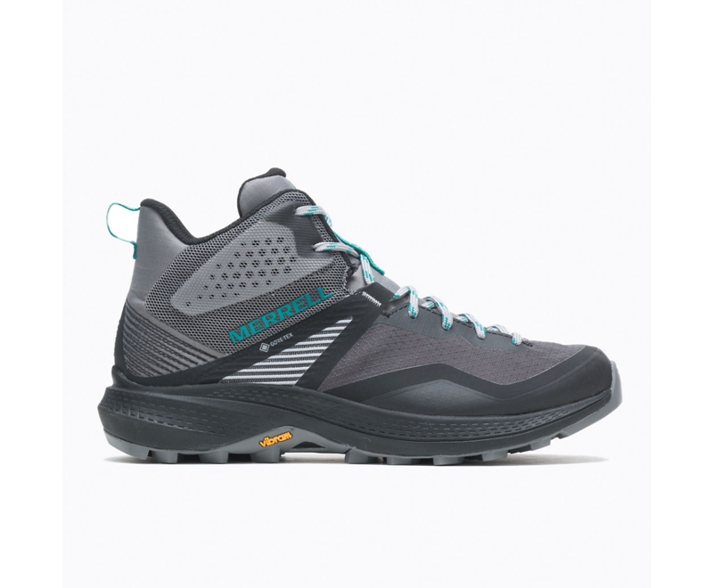 Merrell MQM 3 Mid GORE-TEX® Women's Hiking Boots Grey / Turquoise | 4627-CKBUP