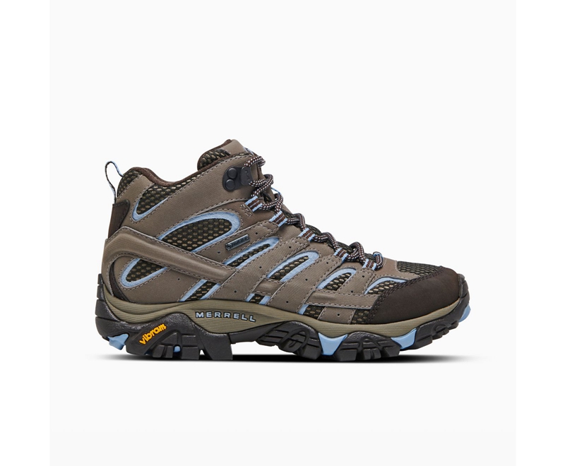 Merrell Moab 2 Mid GORE-TEX® Women's Hiking Boots Olive | 2476-JMPVR