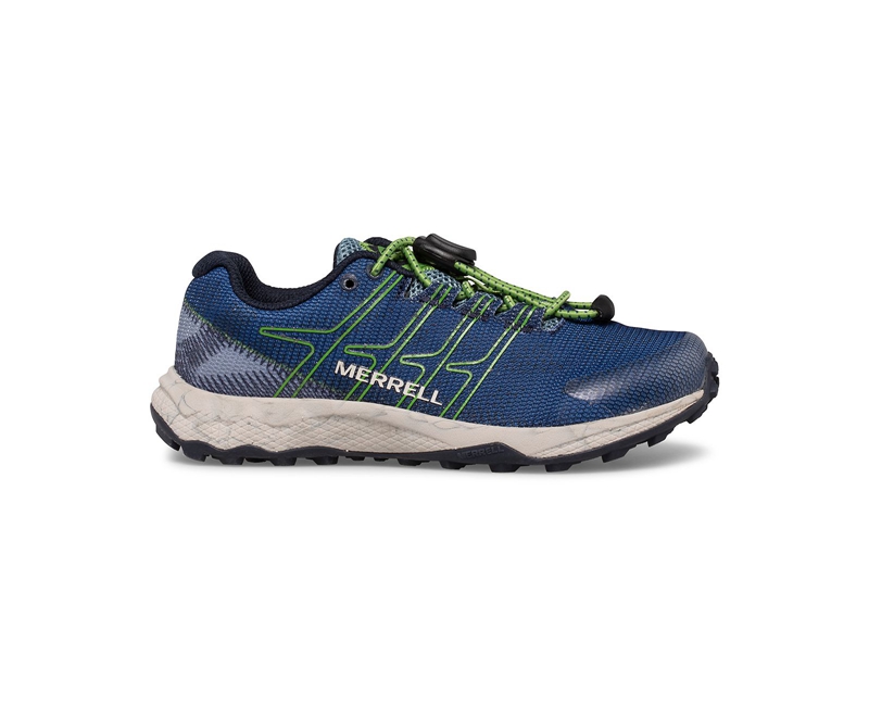 Merrell Moab Flight Low A/C Kids' Slip Ons Navy | 4136-ATLYC