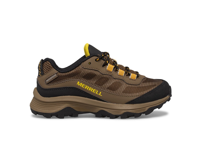 Merrell Moab Speed Low Kids' Hiking Shoes Copper Brown | 2748-WTPOU