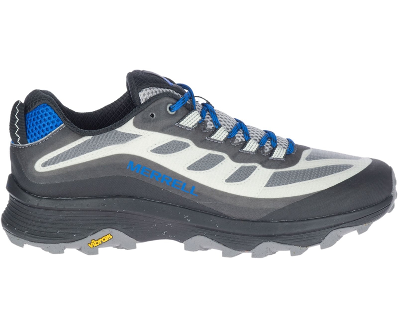 Merrell Moab Speed Men's Sneakers Grey / Blue | 8612-BCIUL