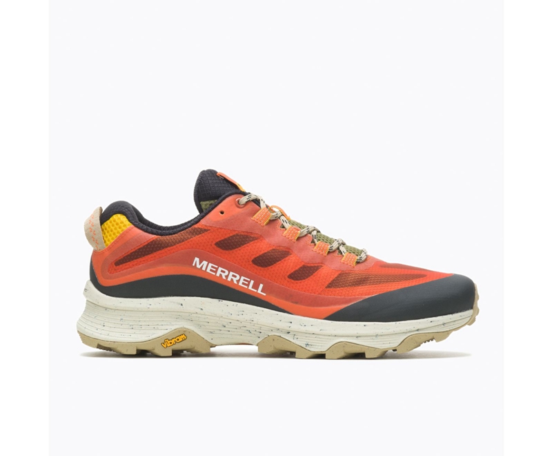 Merrell Moab Speed Men's Sneakers Orange | 8694-MTLIC