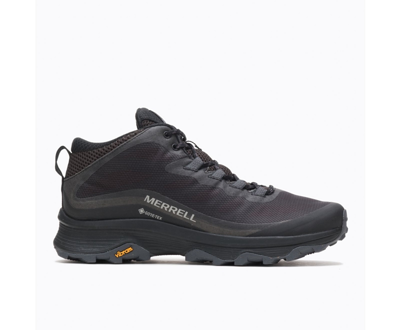 Merrell Moab Speed Mid GORE-TEX® Men's Work Boots Black | 4106-PZKAE