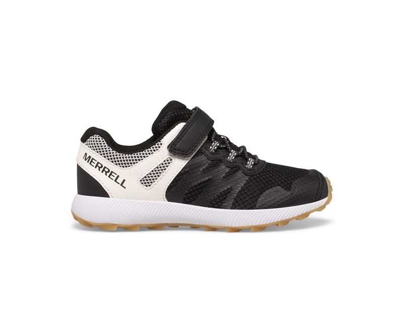 Merrell Nova 2 Kids' Sneakers Black / White | 6309-LEUFP