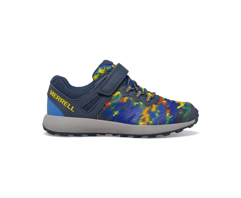 Merrell Nova 2 Kids' Sneakers Blue / Multicolor | 5761-GJQFH