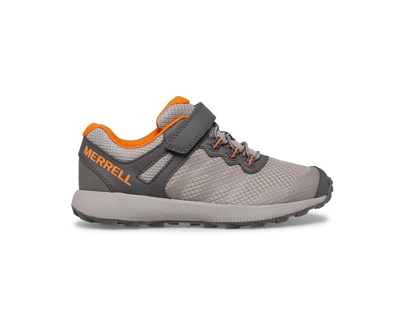 Merrell Nova 2 Kids' Sneakers Grey / Orange | 8159-ULIAP