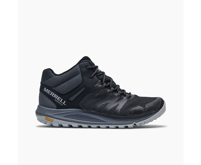 Merrell Nova 2 Mid Men's Running Shoes Black | 2705-LASZU