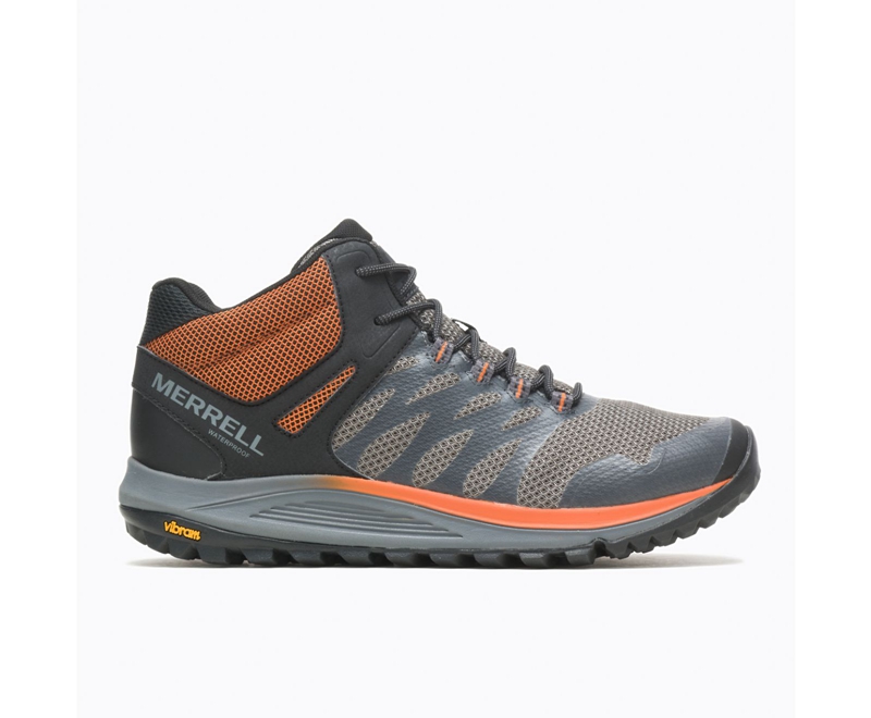 Merrell Nova 2 Mid Men's Running Shoes Grey | 0185-FEBNV