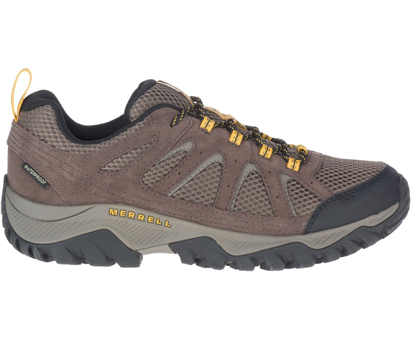 Merrell Oakcreek Men's Hiking Boots Coffee | 4605-PZURF