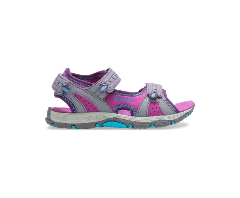 Merrell Panther 2.0 Kids' Sandals Grey | 1720-VXKDY