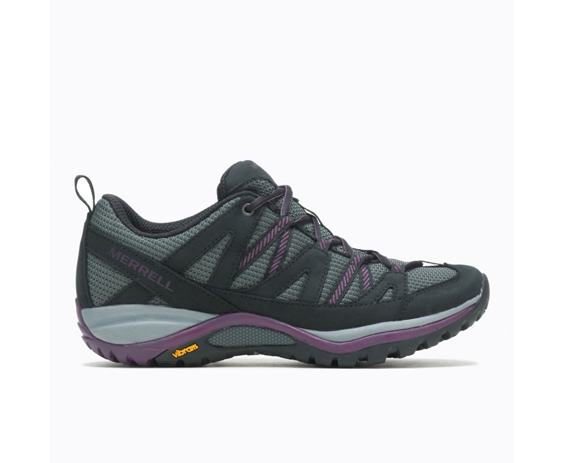 Merrell Siren Sport 3 Wide Width Women's Hiking Shoes Black | 0149-QWYZI