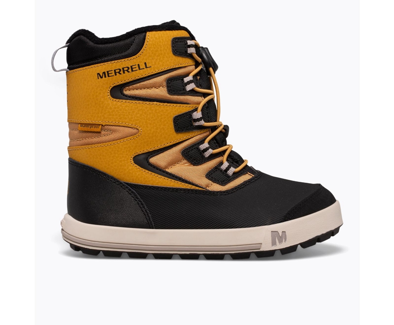 Merrell Snow Bank 3.0 Kids' Winter Boots Brown | 6925-UYVWI