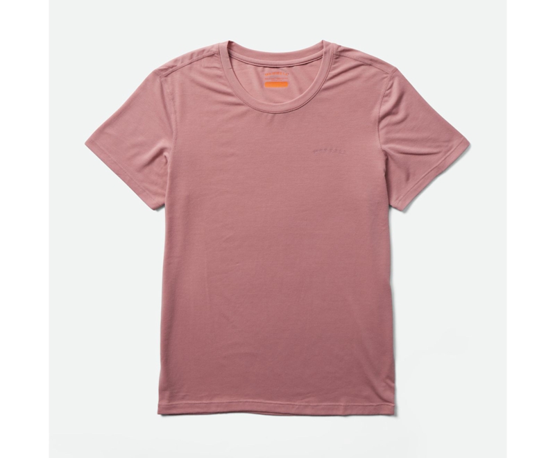 Merrell Tencel™ Sleeve Women's T Shirts Grey Rose | 0267-HUKBW