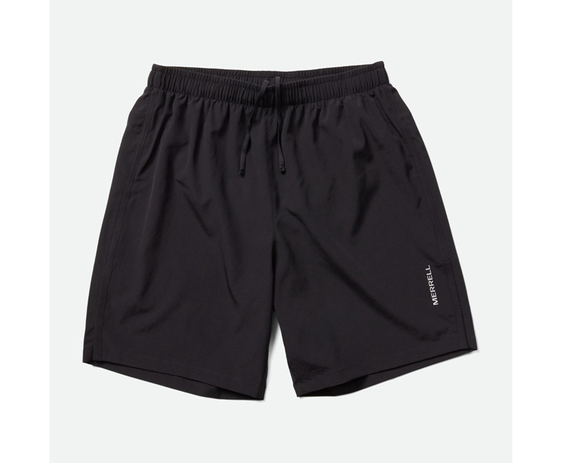 Merrell Terrain Run Men's Shorts Black | 6213-AMBWC