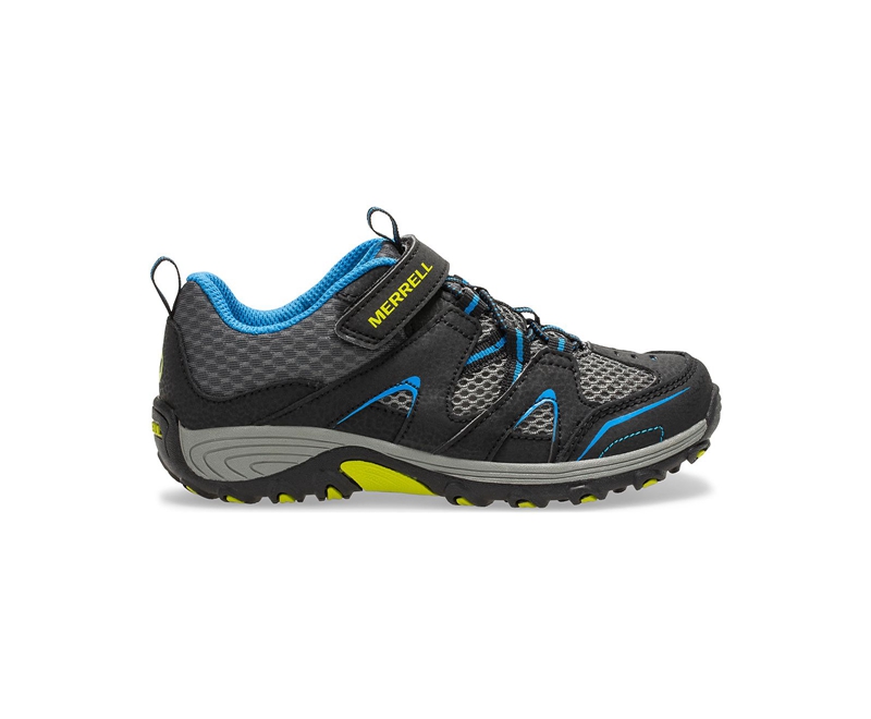 Merrell Trail Chaser Kids' Sneakers Black / Blue | 9257-WLCSB