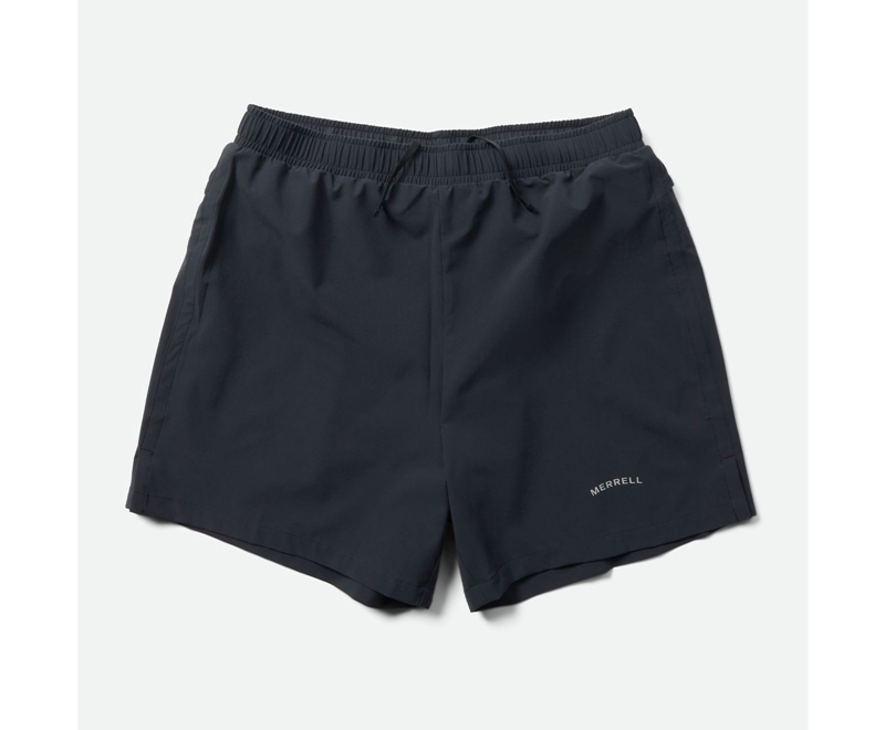 Merrell Trail Running Men's Shorts Black | 0814-NQMPX