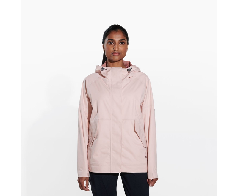 Merrell Whisper Rain Shell Women's Jackets Rose | 1794-QGKHL